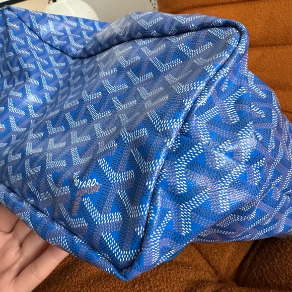GOYARD ST LOUIS PM BAG BLUE - Picture 5 of 10